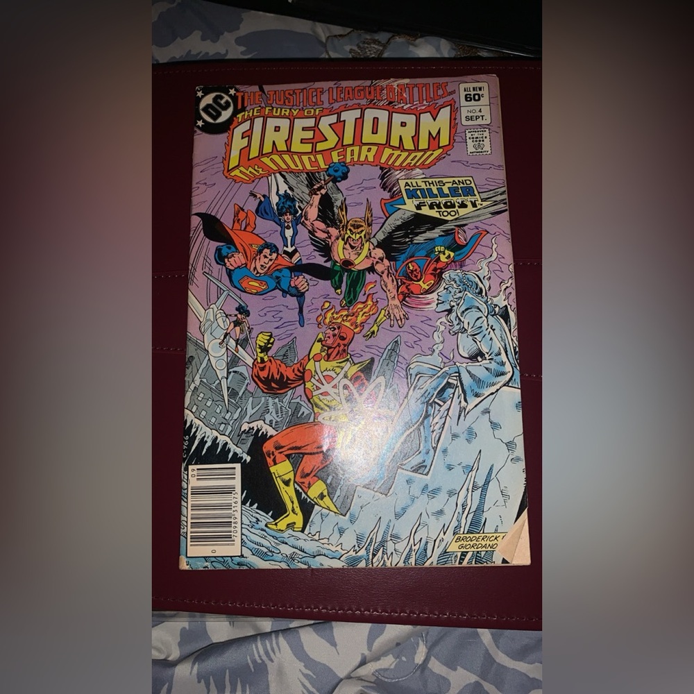 FURY OF FIRESTORM #4 8.0 NEWSSTAND DC COMIC BOOK TS15-108